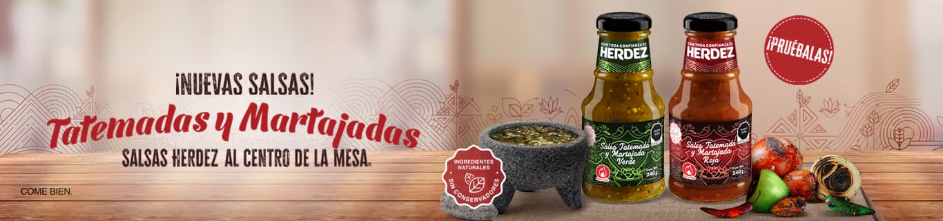 Banner Nuevas salsas: Tatemadas y Martajadas
